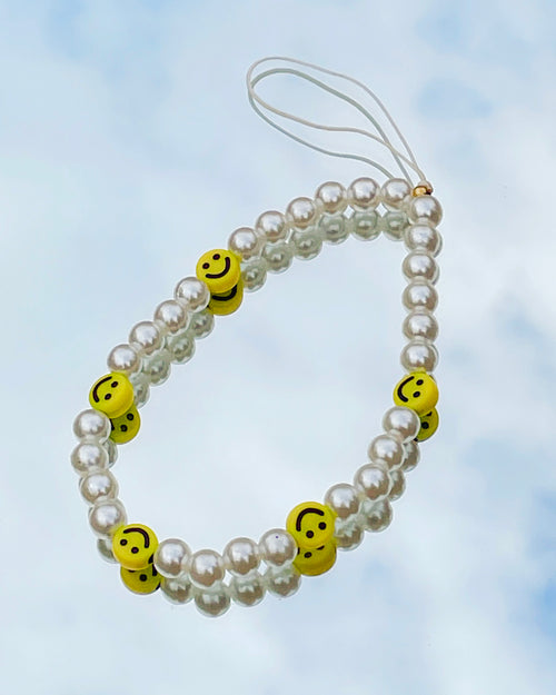 Smiley Pearl Charm
